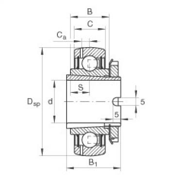 Bearing GSH20-2RSR-B INA