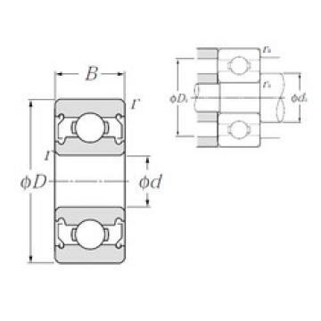 Bearing R168AZZ NTN