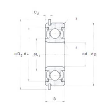 Bearing LNR-1360X3ZZ NMB