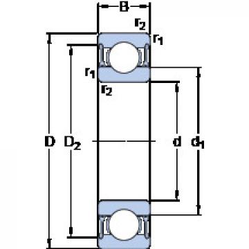 Bearing W 61816-2RZ SKF