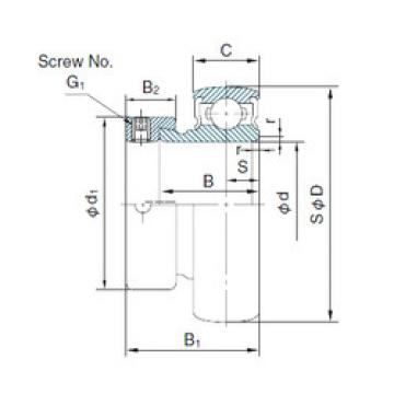 Bearing KH201AE NACHI