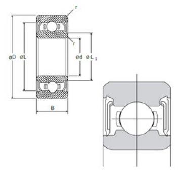 Bearing R-3DD NMB