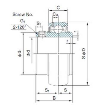 Bearing MUC204 NACHI