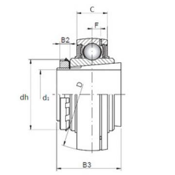 Bearing UK207+H2307 CX