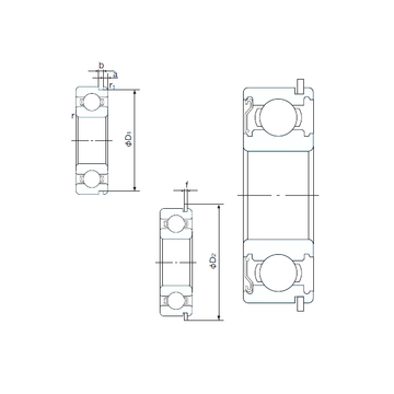 6810ZENR NACHI Deep Groove Ball Bearings