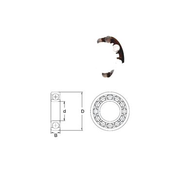 P6306-GB ZEN Deep Groove Ball Bearings