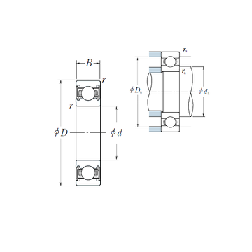 6212VV NSK Deep Groove Ball Bearings