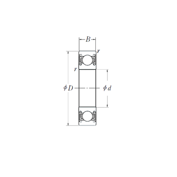 6806DD NSK Deep Groove Ball Bearings