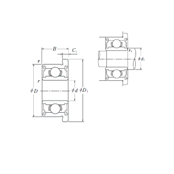 F687VV NSK Deep Groove Ball Bearings