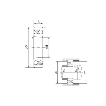 2215K NACHI Self Aligning Ball Bearings